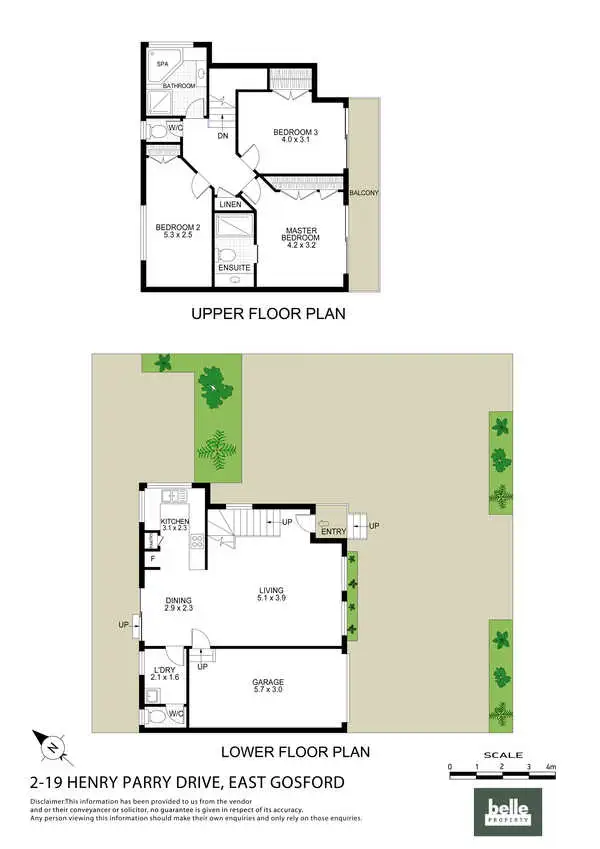 Floorplan of Homely townhouse listing, 2/19 Henry Parry Drive, East Gosford NSW 2250