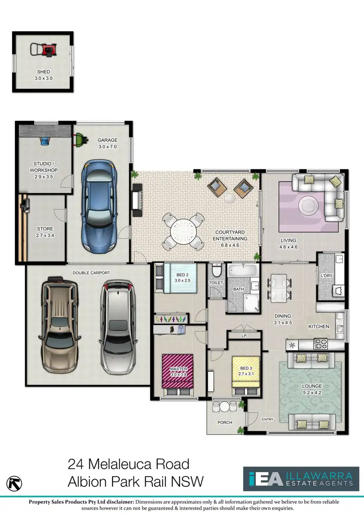 Floorplan of Homely house listing, 24 Melaleuca Road, Albion Park Rail NSW 2527