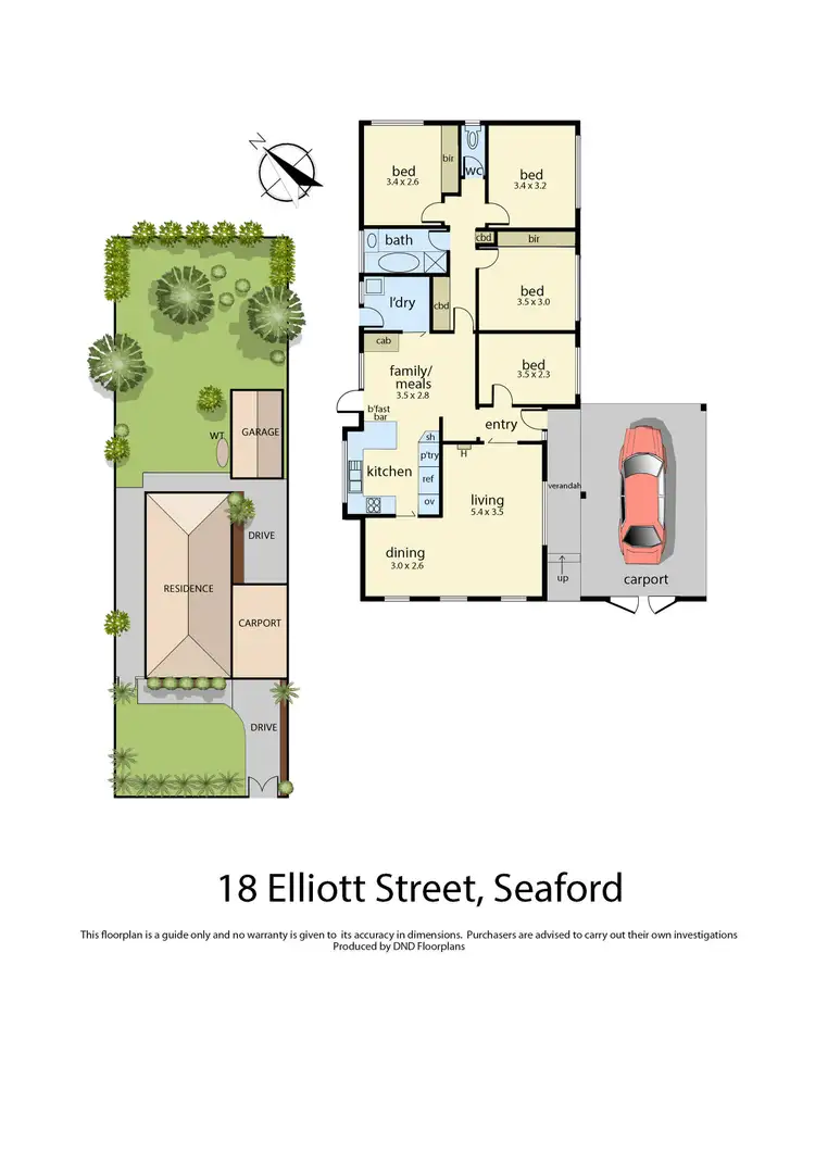 Floorplan of Homely house listing, 18 Elliott Street, Seaford VIC 3198