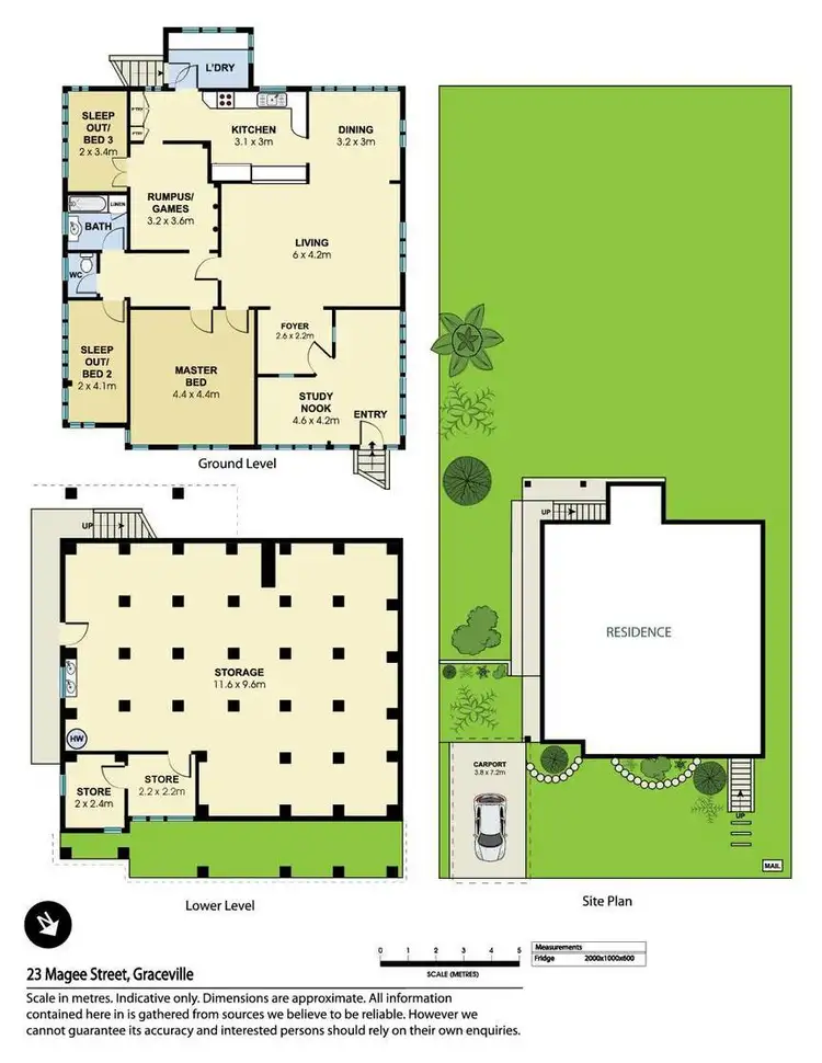 Floorplan of Homely house listing, 23 Magee Street, Graceville QLD 4075