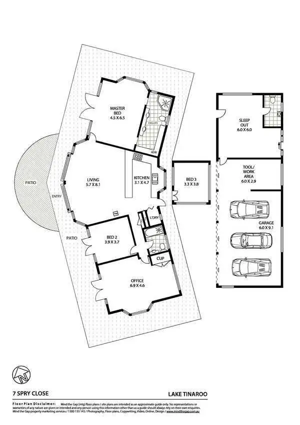 Floorplan of Homely house listing, 7 Spry Close, Lake Tinaroo QLD 4872