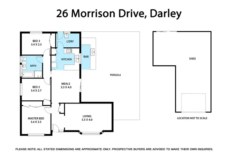 Floorplan of Homely house listing, 26 Morrison Drive, Bacchus Marsh VIC 3340