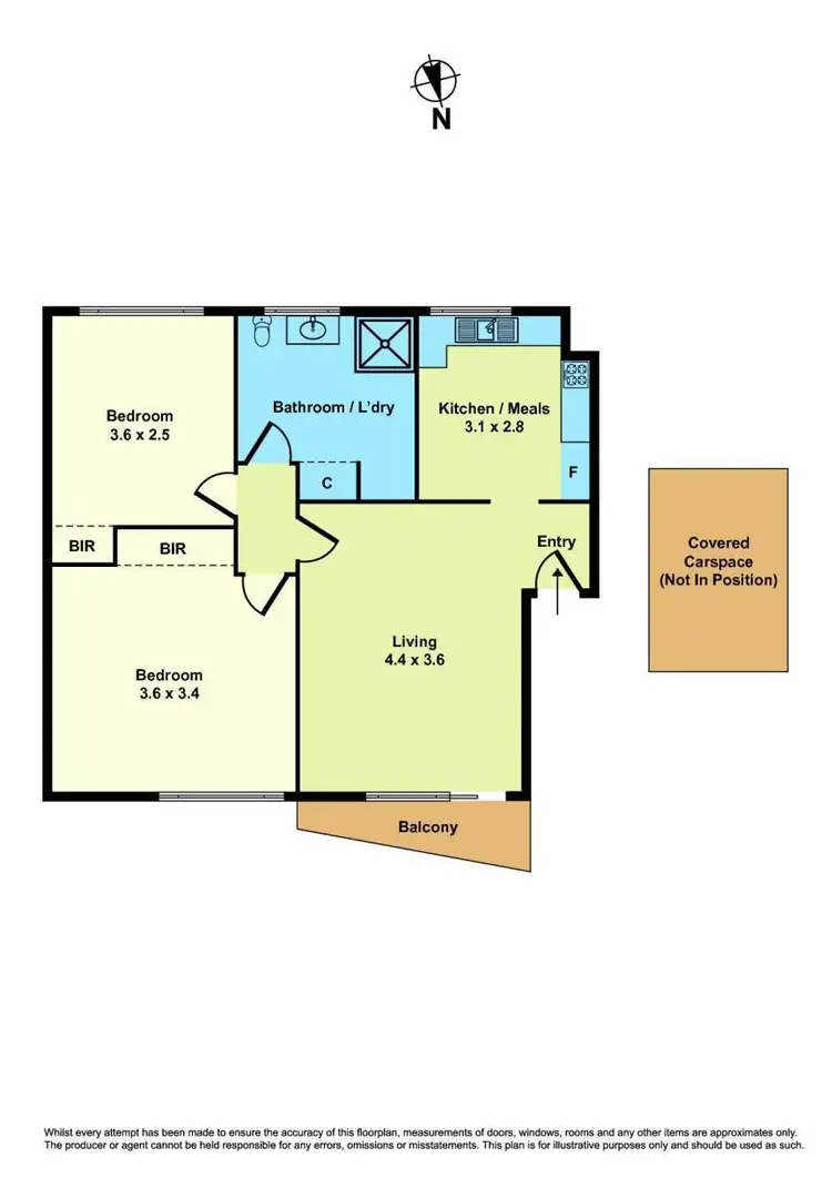 Floorplan of Homely apartment listing, 10/69 Kingsville Street, Kingsville VIC 3012