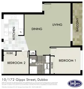 Floorplan of Homely unit listing, 10/172 Gipps Street, Dubbo NSW 2830