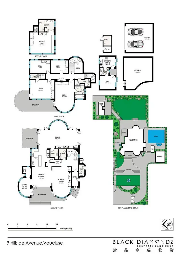 Floorplan of Homely house listing, 9 Hillside Avenue, Vaucluse NSW 2030