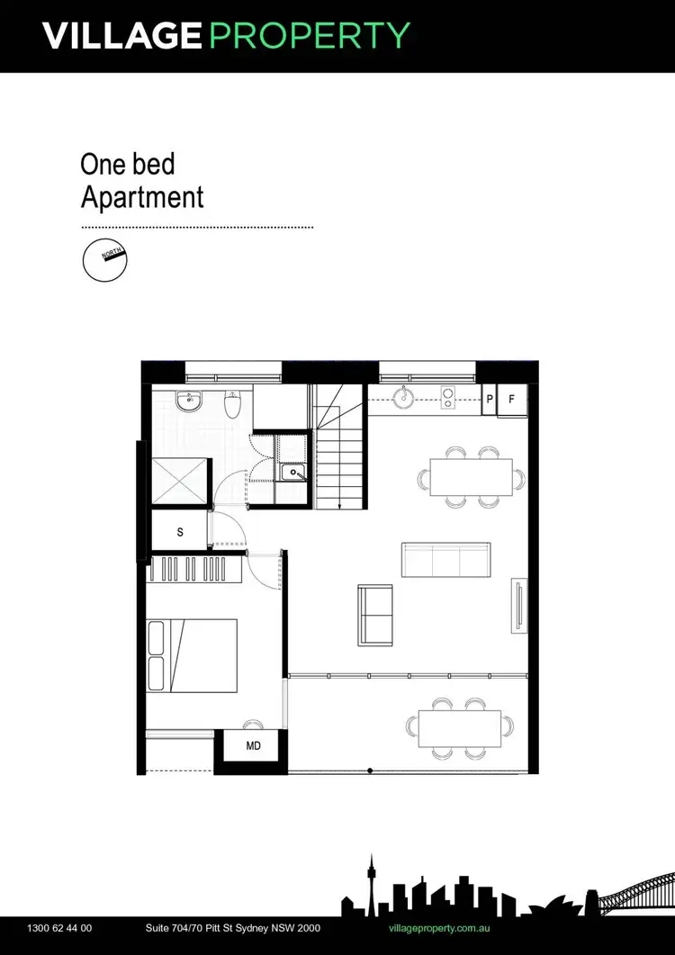 Floorplan of Homely apartment listing, 12/85-87 Bourke Street, Woolloomooloo NSW 2011