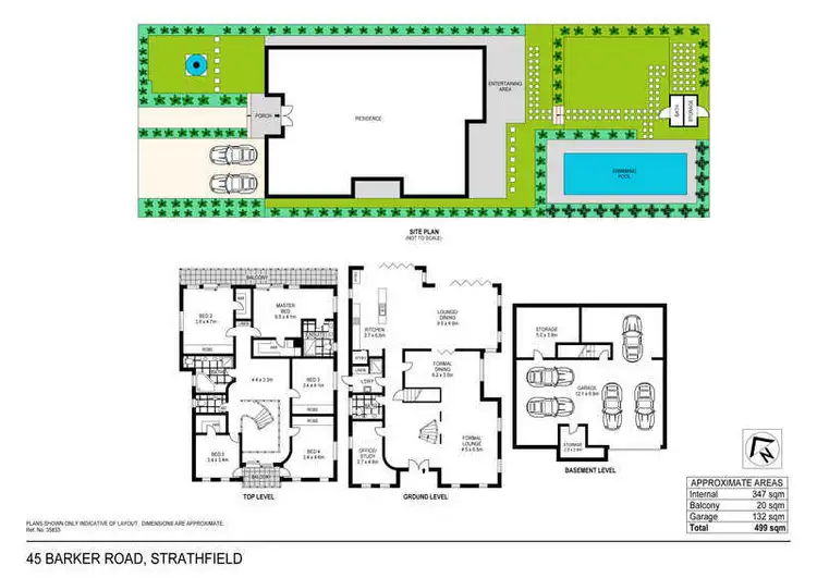 Floorplan of Homely house listing, 45 Barker Road, Strathfield NSW 2135