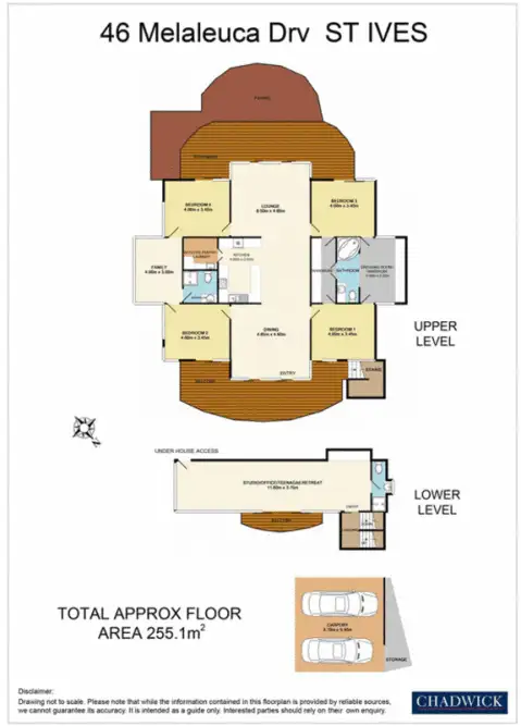 Floorplan of Homely house listing, 46 Melaleuca Drive, St Ives NSW 2075