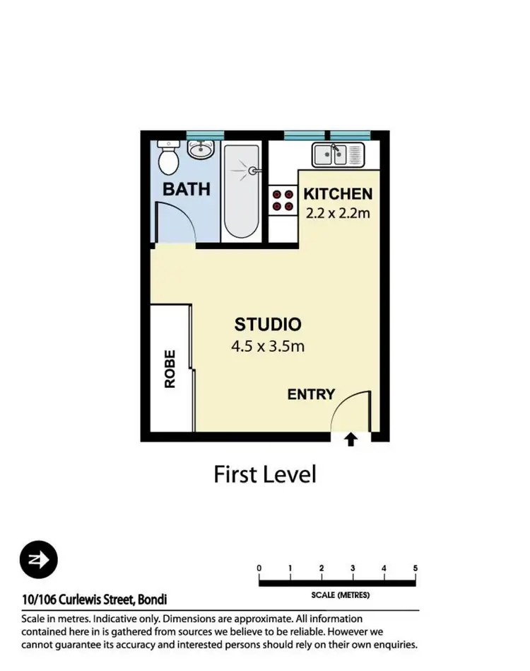 Floorplan of Homely apartment listing, 10/106 Curlewis Street, Bondi Beach NSW 2026