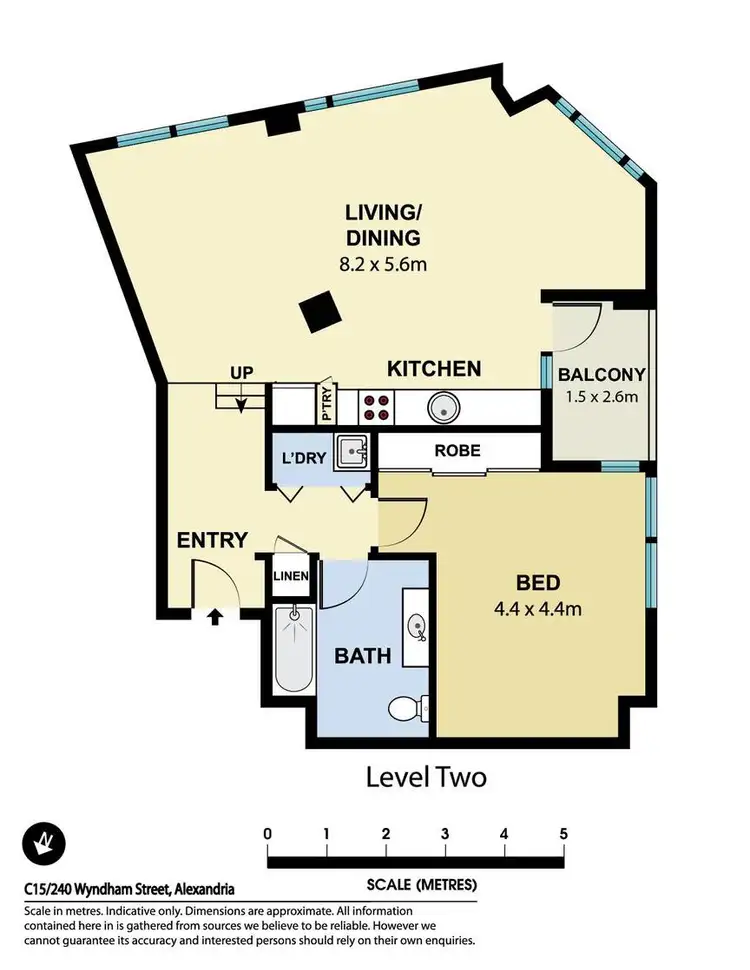 Floorplan of Homely apartment listing, C15/240 Wyndham Street, Alexandria NSW 2015