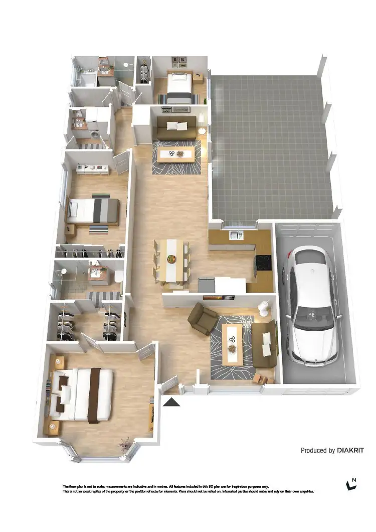 Floorplan of Homely house listing, 1 Navigator Crescent, Seaford Rise SA 5169