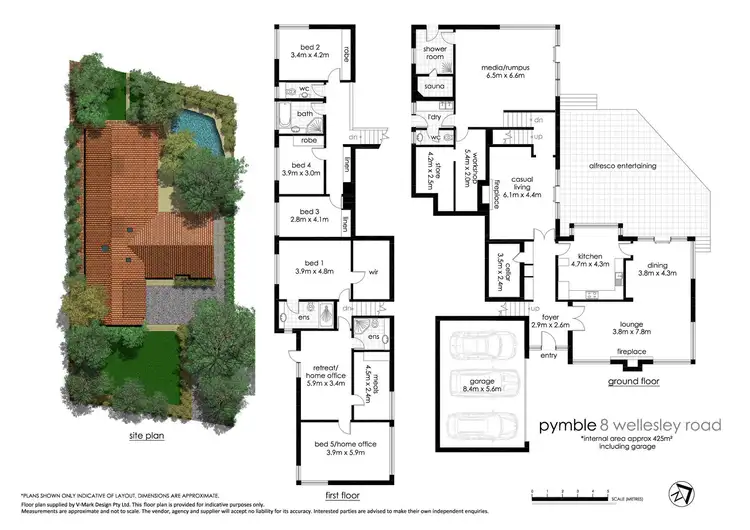 Floorplan of Homely house listing, 8 Wellesley Road, Pymble NSW 2073