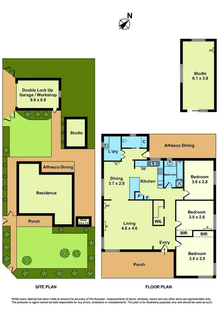 Floorplan of Homely house listing, 69 Grieve Parade, Altona VIC 3018