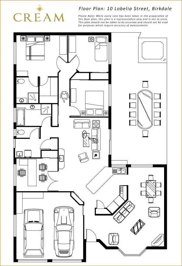 Floorplan of Homely house listing, 10 Lobelia Street, Birkdale QLD 4159