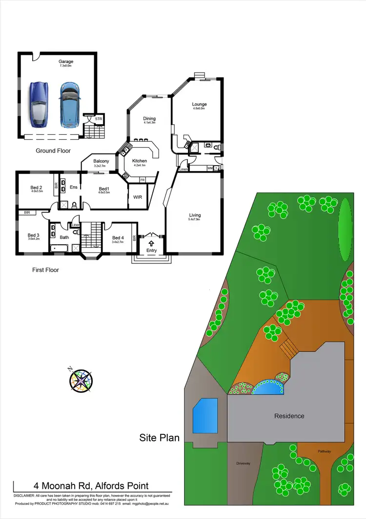 Floorplan of Homely house listing, 4 Moonah Road, Alfords Point NSW 2234