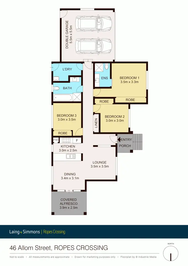 Floorplan of Homely house listing, 46 Allom Street, Ropes Crossing NSW 2760