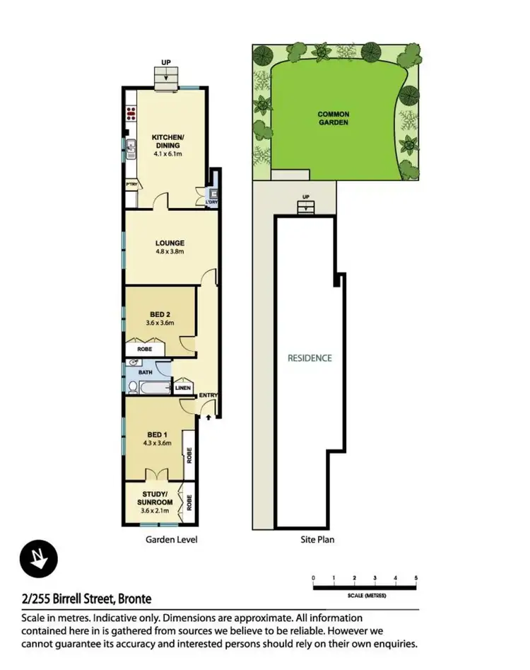 Floorplan of Homely apartment listing, Unit 2/255 Birrell Street, Bronte NSW 2024