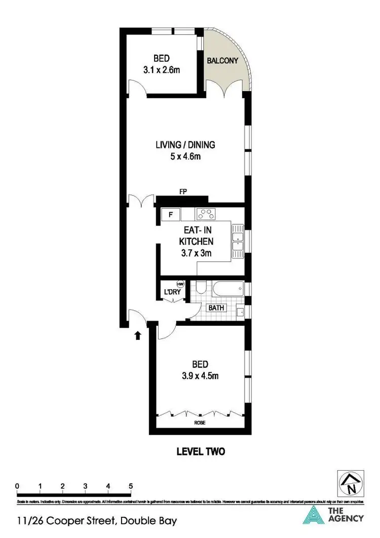 Floorplan of Homely apartment listing, 11/26 Cooper Street, Double Bay NSW 2028