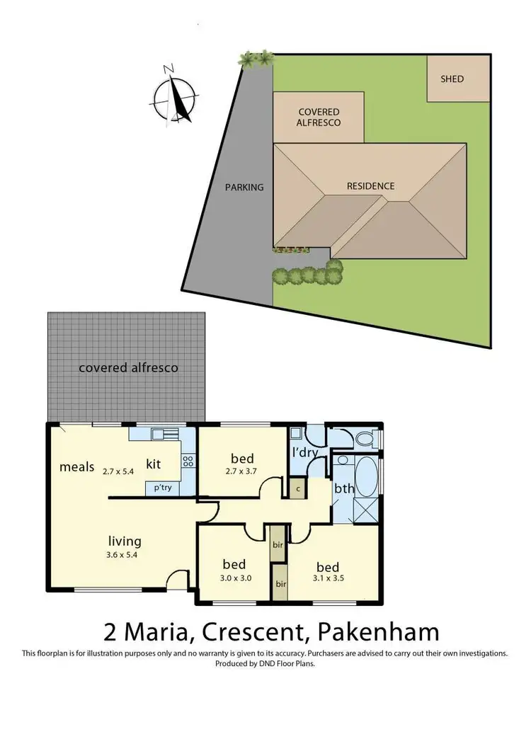 Floorplan of Homely house listing, 2 Maria Crescent, Pakenham VIC 3810
