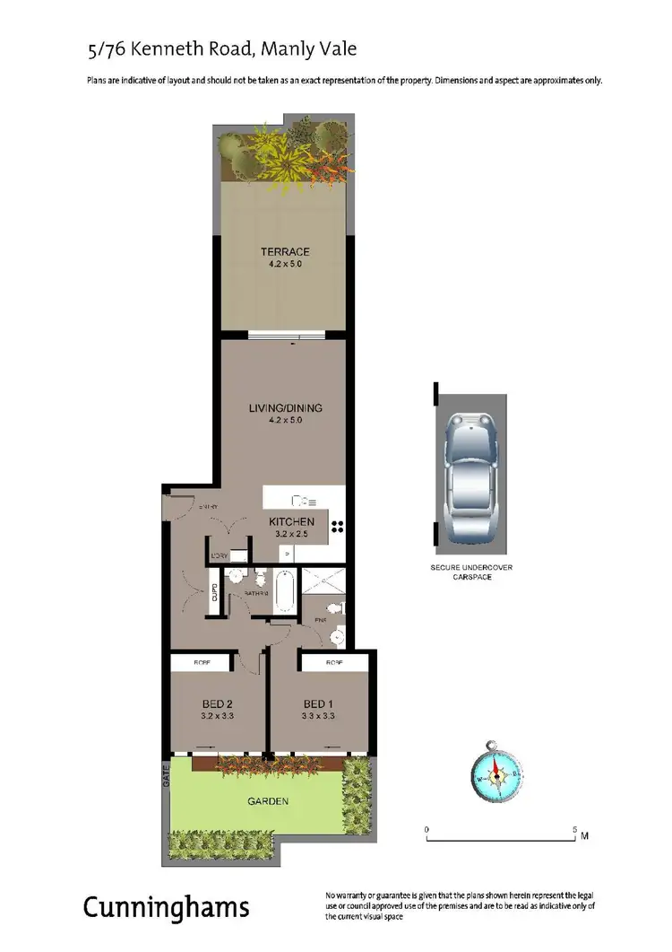 Floorplan of Homely apartment listing, 5/76 Kenneth Road, Manly Vale NSW 2093