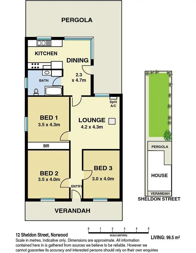 Floorplan of Homely house listing, 12 Sheldon Street, Norwood SA 5067