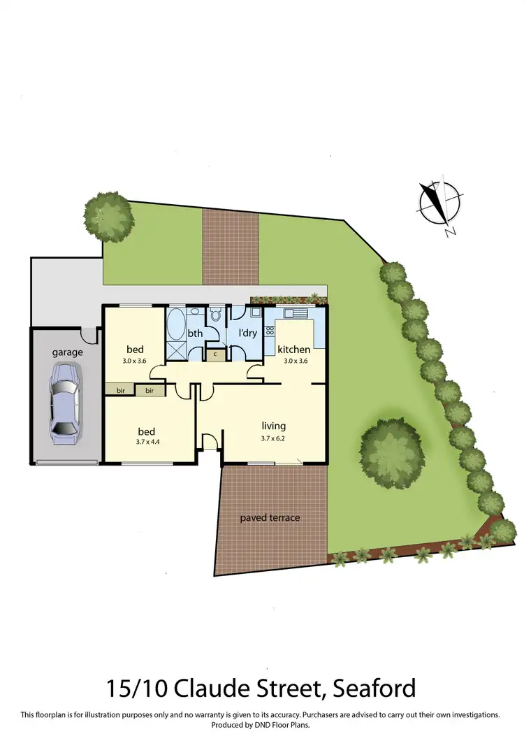 Floorplan of Homely house listing, 15/10 Claude Street, Seaford VIC 3198