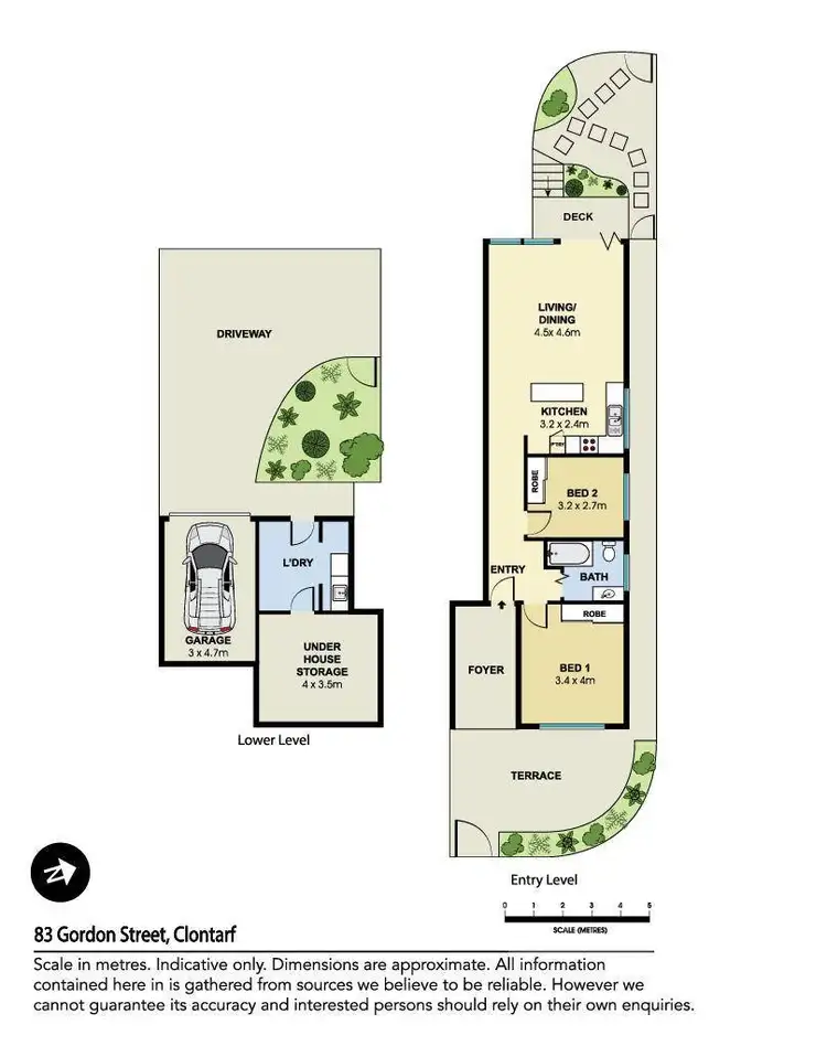 Floorplan of Homely house listing, 83 Gordon Street, Clontarf NSW 2093