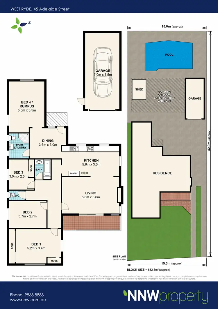Floorplan of Homely house listing, 45 Adelaide Street, West Ryde NSW 2114