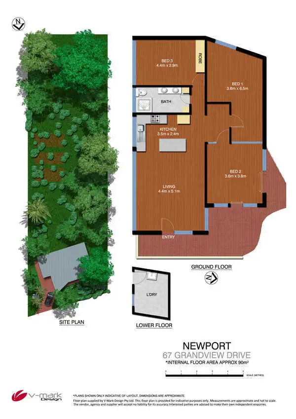 Floorplan of Homely house listing, 67 Grandview Drive, Newport NSW 2106