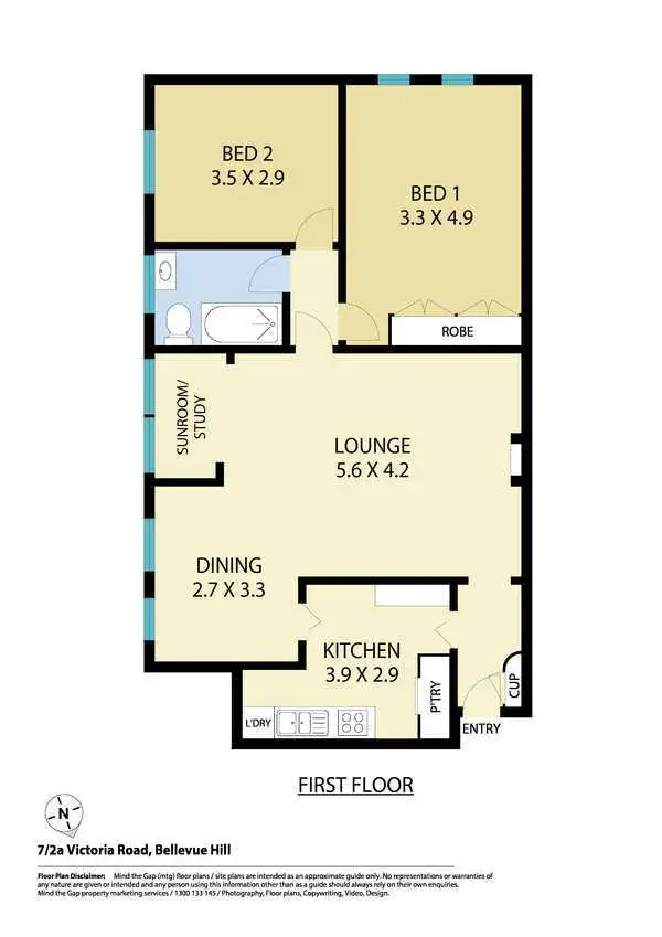 Floorplan of Homely apartment listing, 7/2a Victoria Road, Bellevue Hill NSW 2023