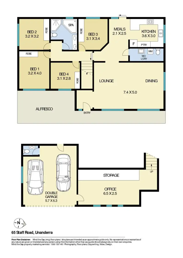 Floorplan of Homely house listing, 65 Staff Road, Unanderra NSW 2526