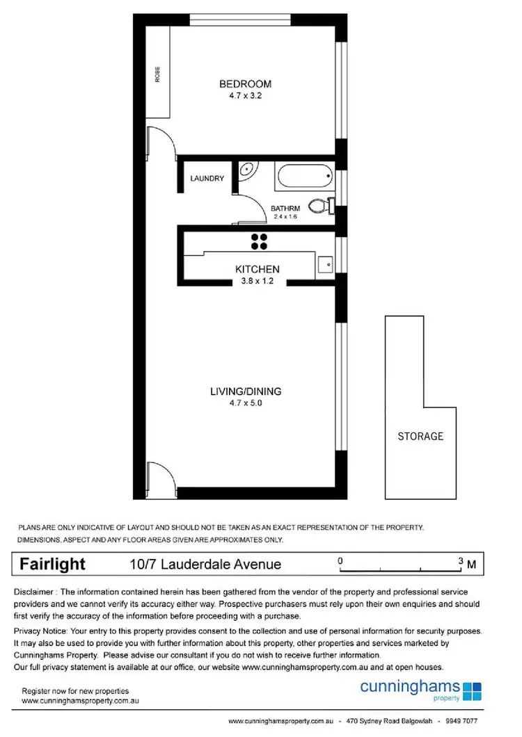 Floorplan of Homely unit listing, 10/7 Lauderdale Avenue, Fairlight NSW 2094