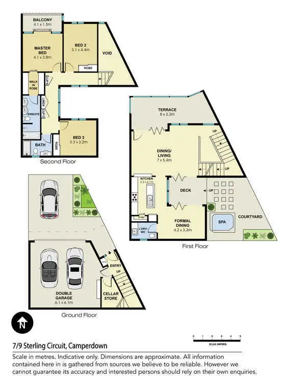Floorplan of Homely terrace listing, 7/9 Sterling Circuit, Camperdown NSW 2050