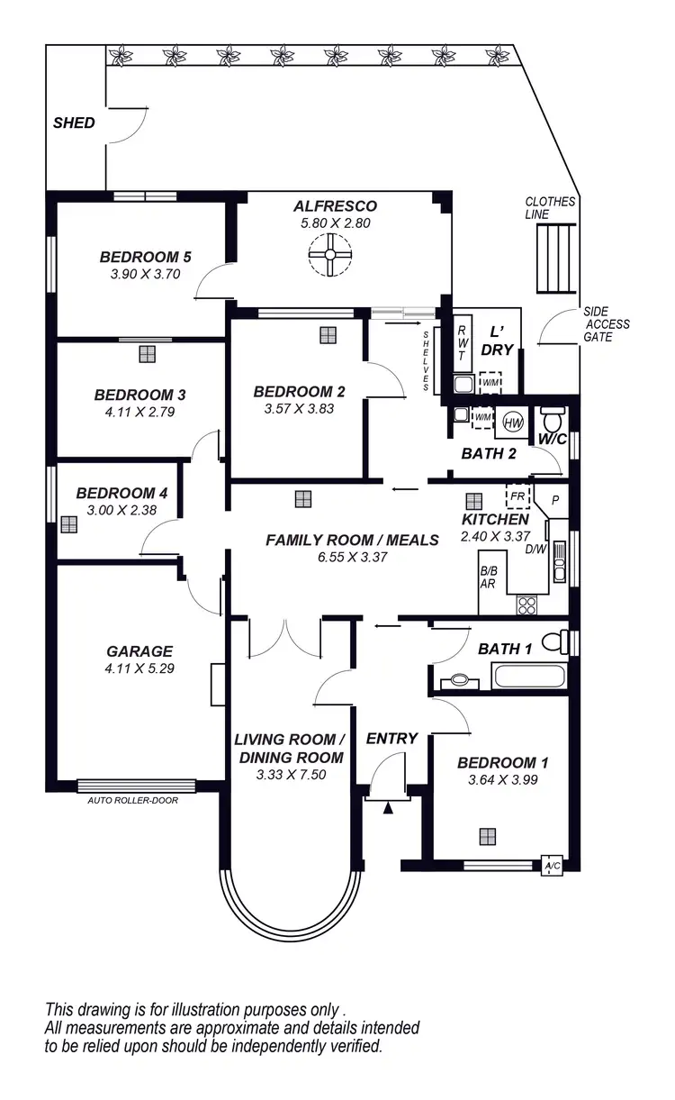 Floorplan of Homely house listing, 38A Keith Avenue, North Plympton SA 5037