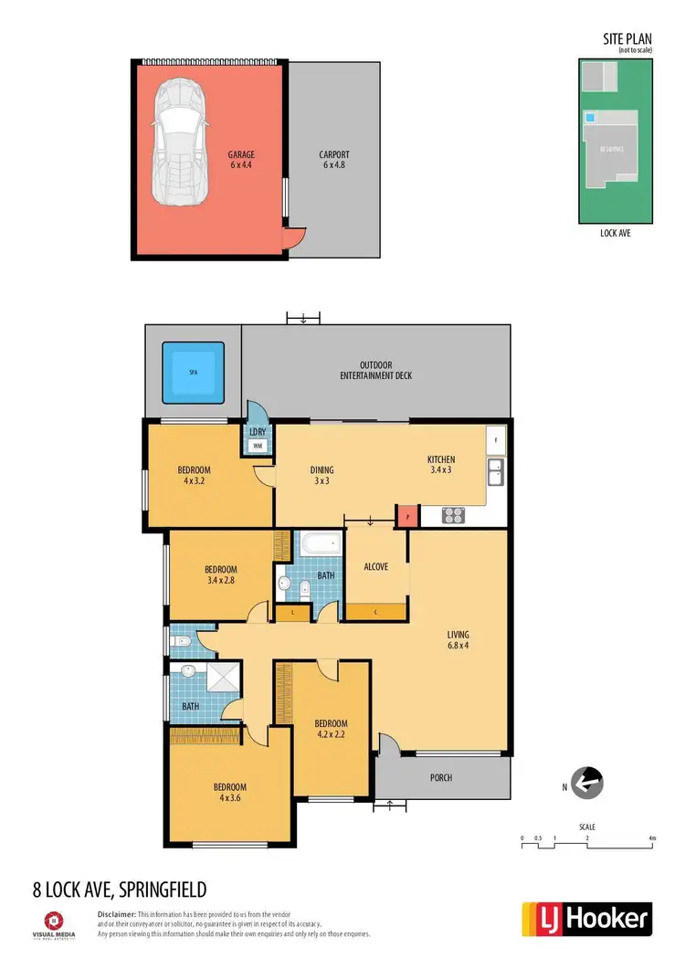 Floorplan of Homely house listing, 8 Lock Avenue, Springfield NSW 2250