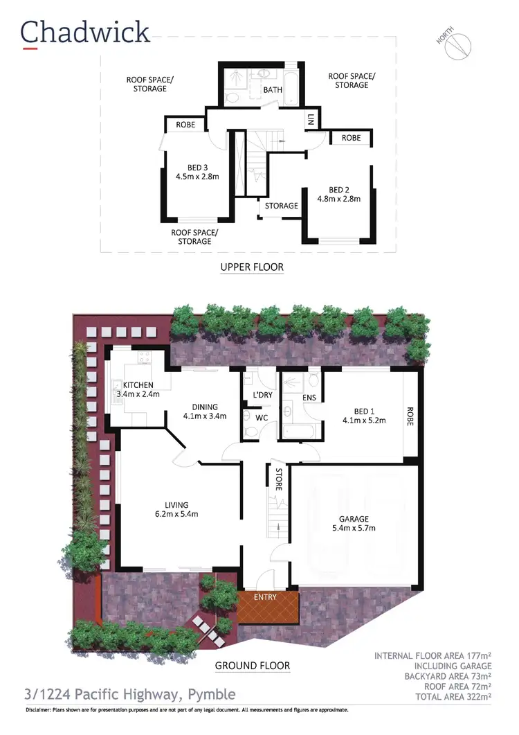 Floorplan of Homely house listing, 3/1224 Pacific Highway, Pymble NSW 2073