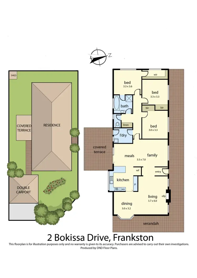 Floorplan of Homely house listing, 2 Bokissa Drive, Frankston VIC 3199