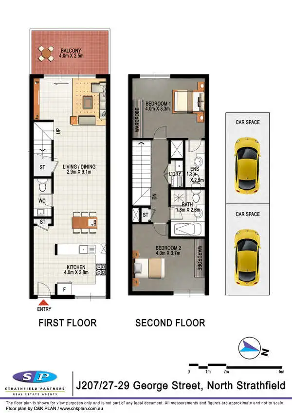 Floorplan of Homely unit listing, J207/27 George Street, North Strathfield NSW 2137