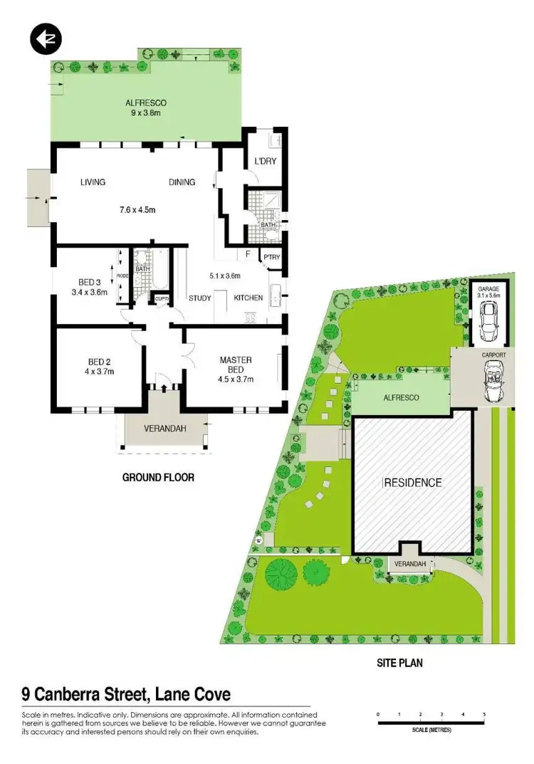 Floorplan of Homely house listing, 9 Canberra Street, Lane Cove NSW 2066