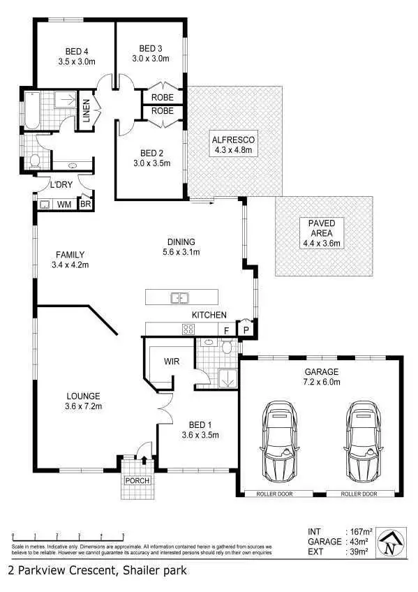 Floorplan of Homely house listing, 2 Parkview Crescent, Cornubia QLD 4130