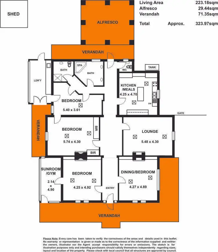 Floorplan of Homely house listing, 124 Stephen Terrace, Gilberton SA 5081