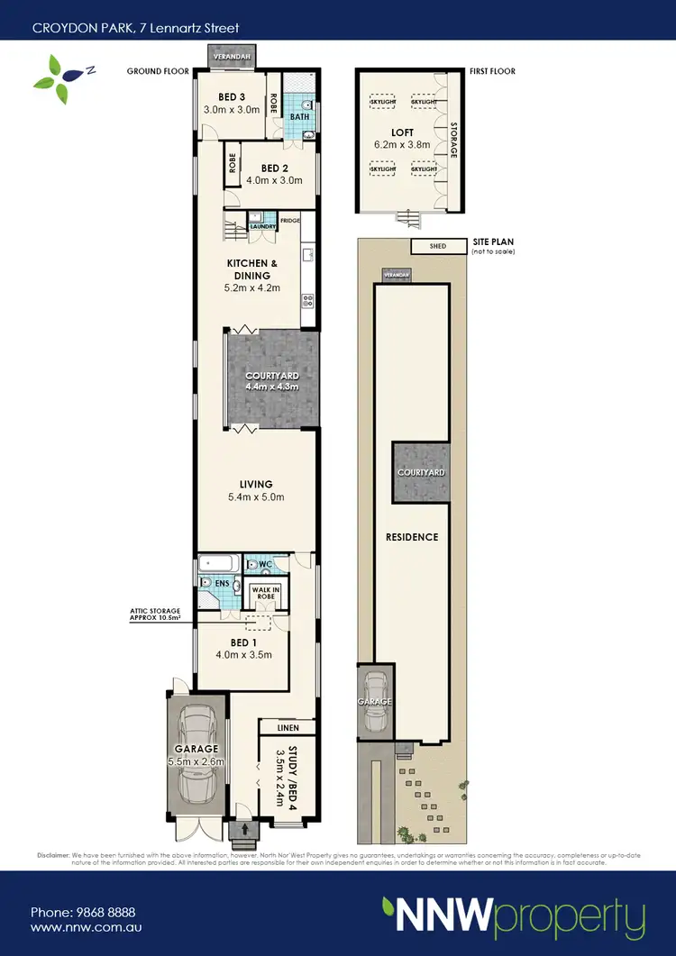 Floorplan of Homely house listing, 7 Lennartz Street, Croydon Park NSW 2133