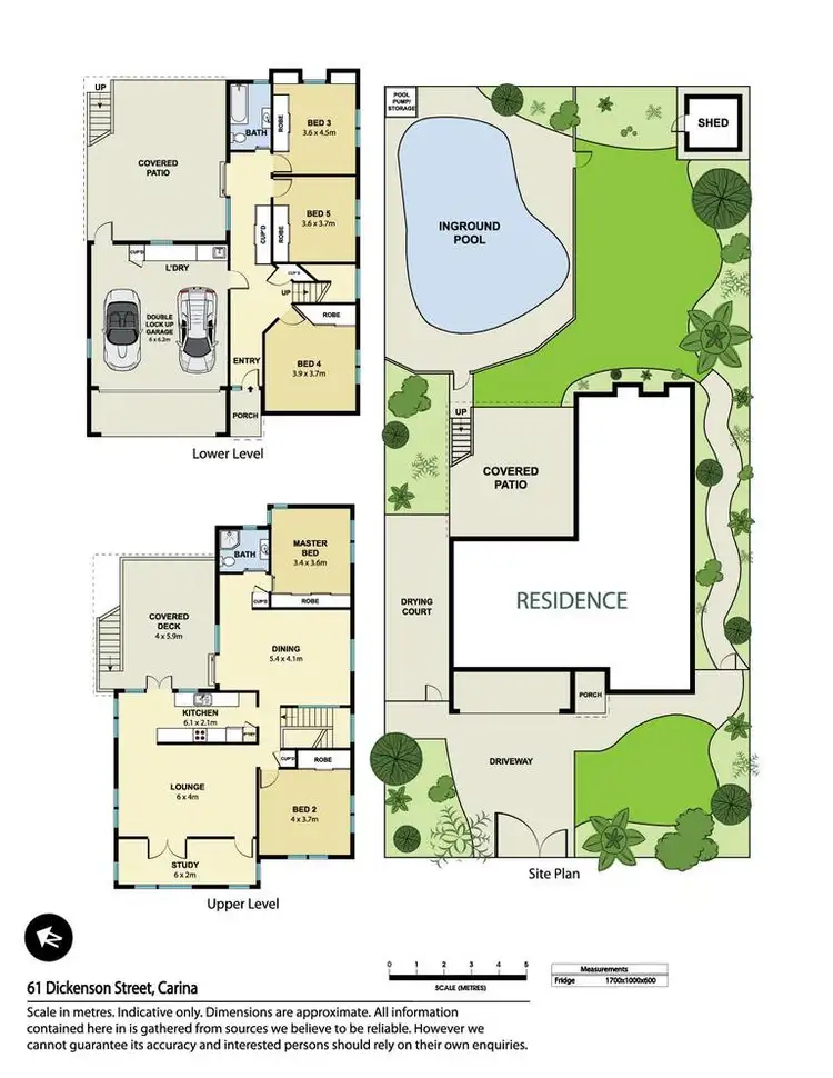 Floorplan of Homely house listing, 61 Dickenson Street, Carina QLD 4152