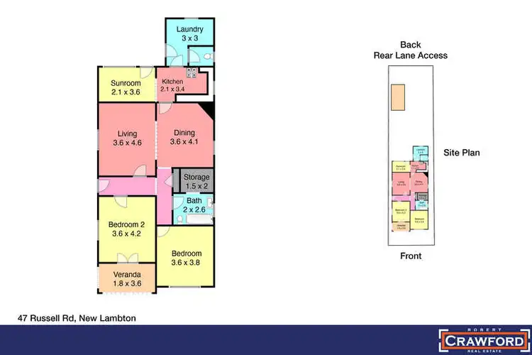 Floorplan of Homely house listing, 47 Russell Road, New Lambton NSW 2305