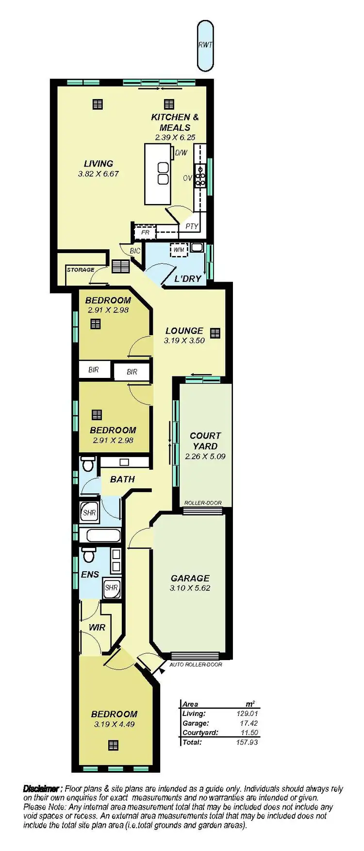 Floorplan of Homely house listing, 110B Glynburn Road, Tranmere SA 5073