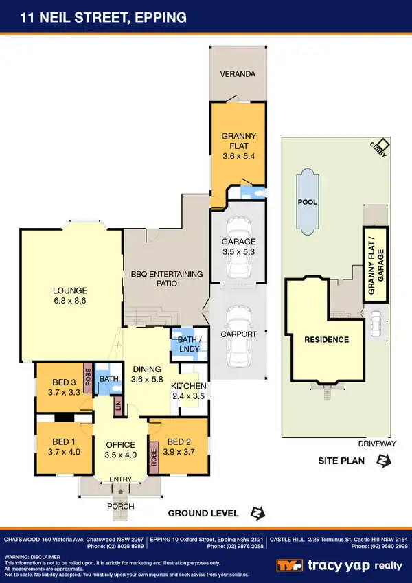 Floorplan of Homely house listing, 11 Neil Street, Epping NSW 2121
