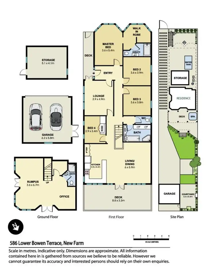 Floorplan of Homely house listing, 586 Lower Bowen Terrace, New Farm QLD 4005