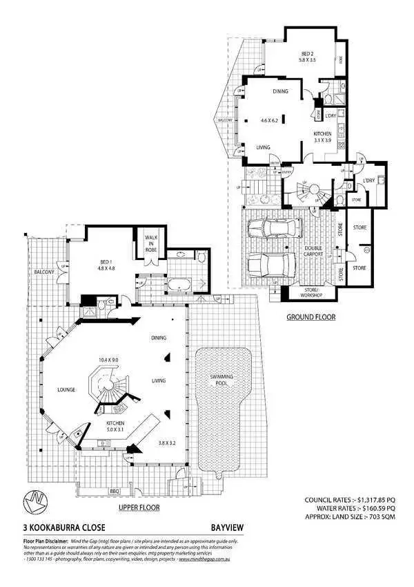 Floorplan of Homely house listing, 3 Kookaburra Close, Bayview NSW 2104