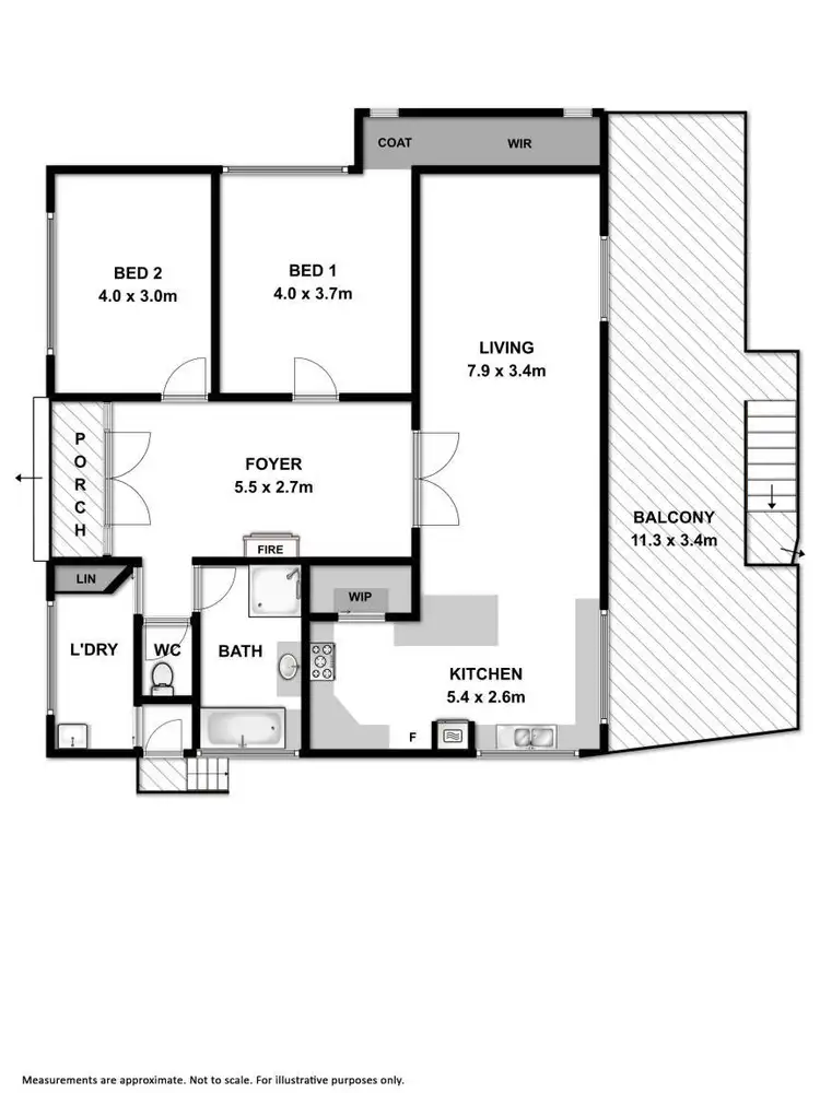 Floorplan of Homely house listing, 45 Jillico Avenue, Tallangatta VIC 3700
