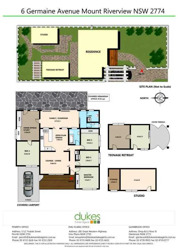 Floorplan of Homely house listing, 6 Germaine Avenue, Mount Riverview NSW 2774